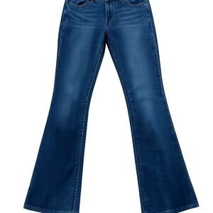 Express Women's Classic Blue Straight Leg Jeans